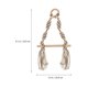 thumbnail image 2 of Estante para pañuelos de cuerda de lino y algodón tejido, estante para pañuelos montado en la pared, decoración del hogar (Color HOMEMAXS 12233014-MX, 2 of 6