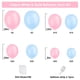 thumbnail image 2 of Kit con forma de arco con forma de guirnalda con forma de globo YMSZ, 134 piezas, revelador, 2 of 7