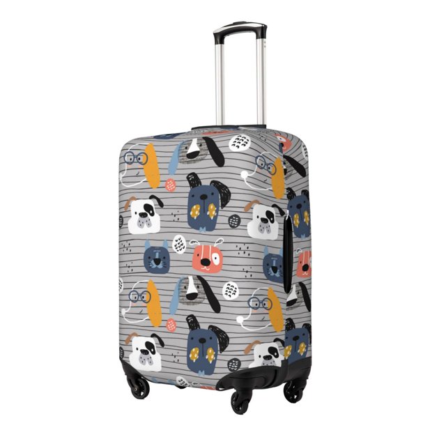 Fotbe Dog Funda Protectora para Equipaje, Antirrayones y Resistente a la Suciedad, Compatible con Maletas de 18 a 32 Pulgadas-X-Large