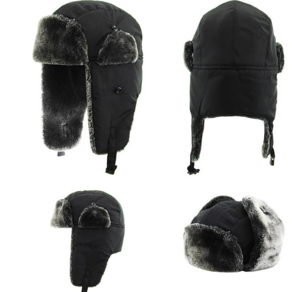 brand new unisex Soft Fur Aviator Trapper Hat Winter Cap Ski Warm Cap one size with free shipping