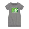 thumbnail image 1 of MTV - Logo Christmas Tree - Toddler & Youth Girls Fleece Dress, 1 of 1