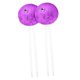 thumbnail image 3 of 2 cordones para patines con cascabeles, 25 cm, ligeros, para patinar. Taro morado, 3 of 9