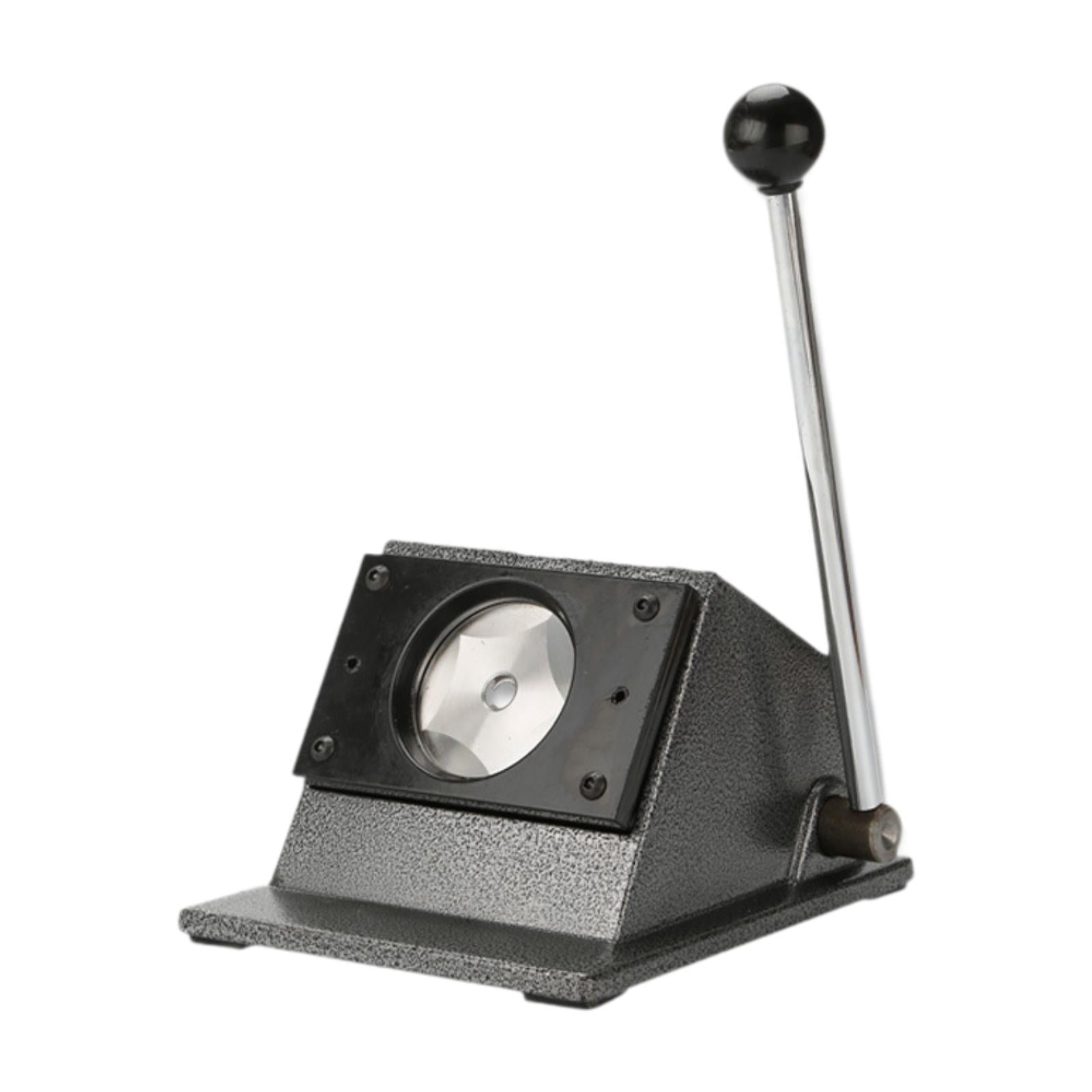Tachiuwa Graphic Punch Die Cutter DIY Handmade Paper Punch, Button Cutter Punch Making, Manual Button Paper Cutter for PVC Cards 25MM