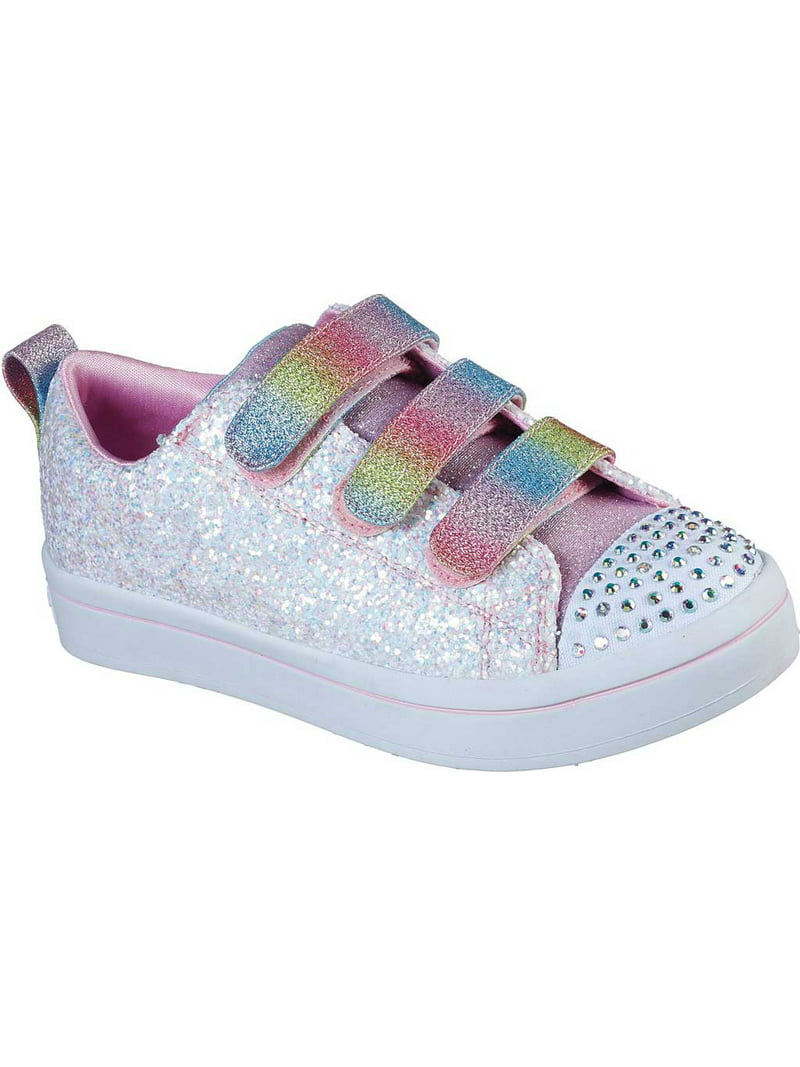 Skechers Twinkle Toes: Twi-Lites - Glitter Glitz Light-up Sneaker (Little Girls & Big - Walmart.com