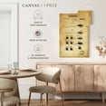 thumbnail image 4 of Elephant Stock Dental Brush Patent Wall Art - Vertical Canvas Wall Art - Bathroom Wall Decor - Patent Canvas - Black And Beige Decor - 34" x 51", 4 of 4