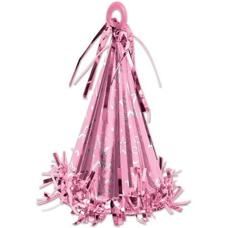 Metallic Pink Magic Hat Table Top Centerpiece Balloon Holder Party Decoration