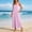 Pink, variant on FengLS Womens Maxi Dresses Casual U-Neck Sleeveless Long Tank Dress Summer Loose Beach Sundress Ankle Length Dress with Pockets
