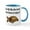White/Blue Inside, variant on CafePress - LOVE A TURTLE Mug - 11 oz Ceramic Mug - Novelty Coffee Tea Cup