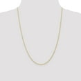 thumbnail image 2 of 10K Yellow Gold Cable chain Rope 24 in 1.35 mm 1.35mm Carded, 2 of 6