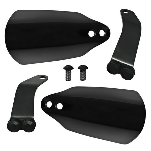Memphis Shades Black Lucite Handguards (MEB7222)