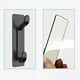 thumbnail image 5 of Ganchos adhesivos para toallas de alta resistencia, de acero inoxidable, multiusos, sin taladro, para colgar en la pared, para baño, 6 piezas, color negro, 5 of 5