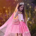 thumbnail image 2 of Ayieyill Princess Dress up Clothes for Little Girl, 11Pcs Princess Cape with Crown, Princess Dresses for Girl 3-8 Birthday Gift, 2 of 7