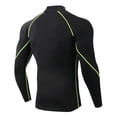 thumbnail image 5 of Camiseta interior deportiva transpirable para hombre: manga larga, secado rápido, corte ajustado para fitness y ropa de invierno, 5 of 5