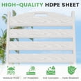 thumbnail image 2 of U-HOMY Outdoor Chaise Lounge Set of 2, HDPE Wood Grain Patio Lounger with 6-Position Adjustable Backrest, 2 of 8