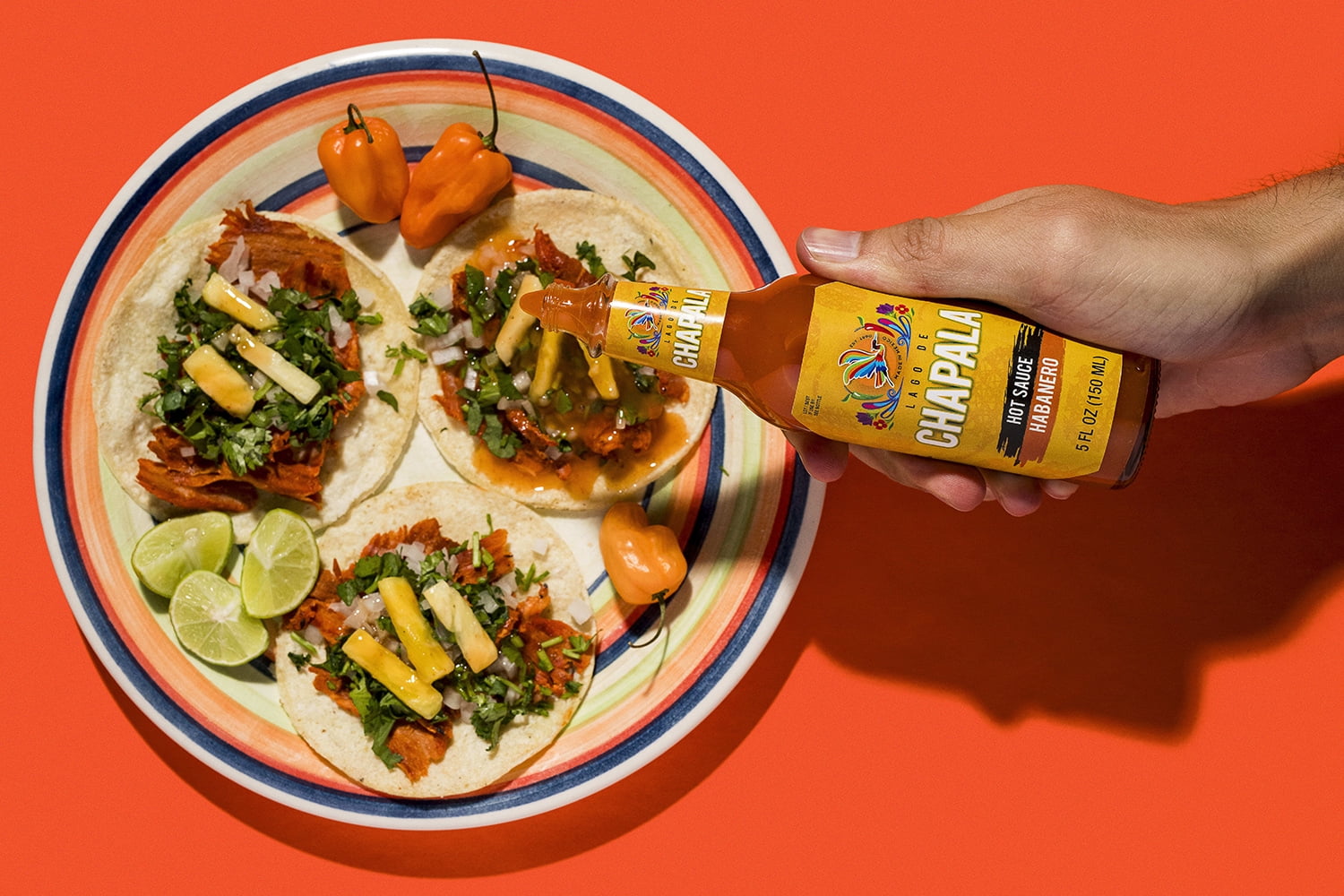 Lago De Chapala Poblano & Habanero Hot Sauce Mild 1-Count 5 oz