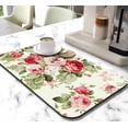 thumbnail image 2 of Dish Drying Mat for Kitchen Counter 20x12in Washable Quick Dish Drying Pad Rubber Backed Absorbent Draining Mat Fit Kitchen Counter,Bar,Under Sink,Dishes,Utensils,Dish Rack, 2 of 6