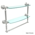 thumbnail image 5 of Waverly Place 18" 2-Tiered Glass Shelf with Towel Bar (Build to Order), 5 of 5