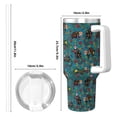 thumbnail image 4 of Pofeuu skull black cats in mexican Print 40oz Ice Bully With Handle And Straw Stainless Steel Vacuum Insulated Cup And 2 In 1 Straw Lid, 4 of 8