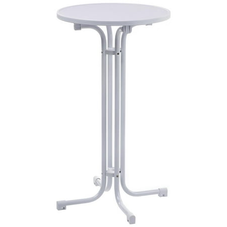 Displays2go 23 5 Round Pub Table With Mdf Top 42 25 Inch Tall Displays2go 23 5 Round Pub Table With Mdf Top 42 25 Inch Tall Highboy