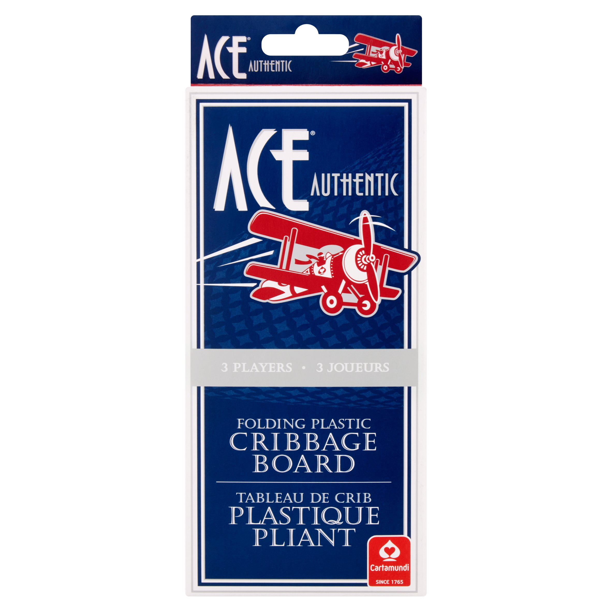 Ace Authentic Folding Plastic Cribbage Board