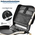 thumbnail image 4 of FORMRS Zipper Binder with Shoulder Strap 2-inch Ring 500 Sheet Capacity File Bag, Halloween Black Pumpkins, 4 of 5