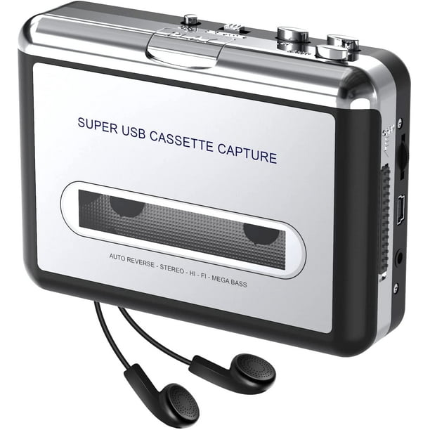 Nieuwsgierigheid Keizer ervaring DIGITNOW Portable USB Cassette Tape Player Capture MP3 Audio Music,  Compatible With Laptop and Personal Computer, Convert Walkman Tape Cassette  To MP3 Format - Walmart.com