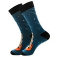 thumbnail image 1 of Cosmos Série Constellations d'Étoiles Chaussettes de Rieur pour Femmes Chaussettes d'Astronaute, 1 of 3