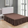 thumbnail image 1 of MesaSe Sheets & Beyond Solid Microfiber 14” Bed Skirt  Queen  White, 1 of 5