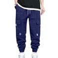 thumbnail image 2 of Pantalones largos para hombre, moda de primavera e invierno, pantalones deportivos casuales, pantalones para hombre, 2 of 4