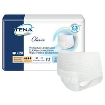 TENA Classic Disposable Pull On Underwear, Medium, 80 Count