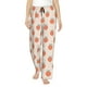 thumbnail image 1 of Balery Orange Peach Pantalones de pijama para mujer, pijamas ultraligeros, pantalones de estar por casa-Small, 1 of 6