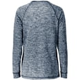 thumbnail image 2 of Holloway Sportswear S Womens Electrify 2.0 Long Sleeve Tee Navy Heather 222724, 2 of 4