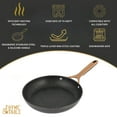 thumbnail image 2 of Thyme & Table 10.5" Supreme Non-Stick Fry Pan - Bronze, 2 of 9