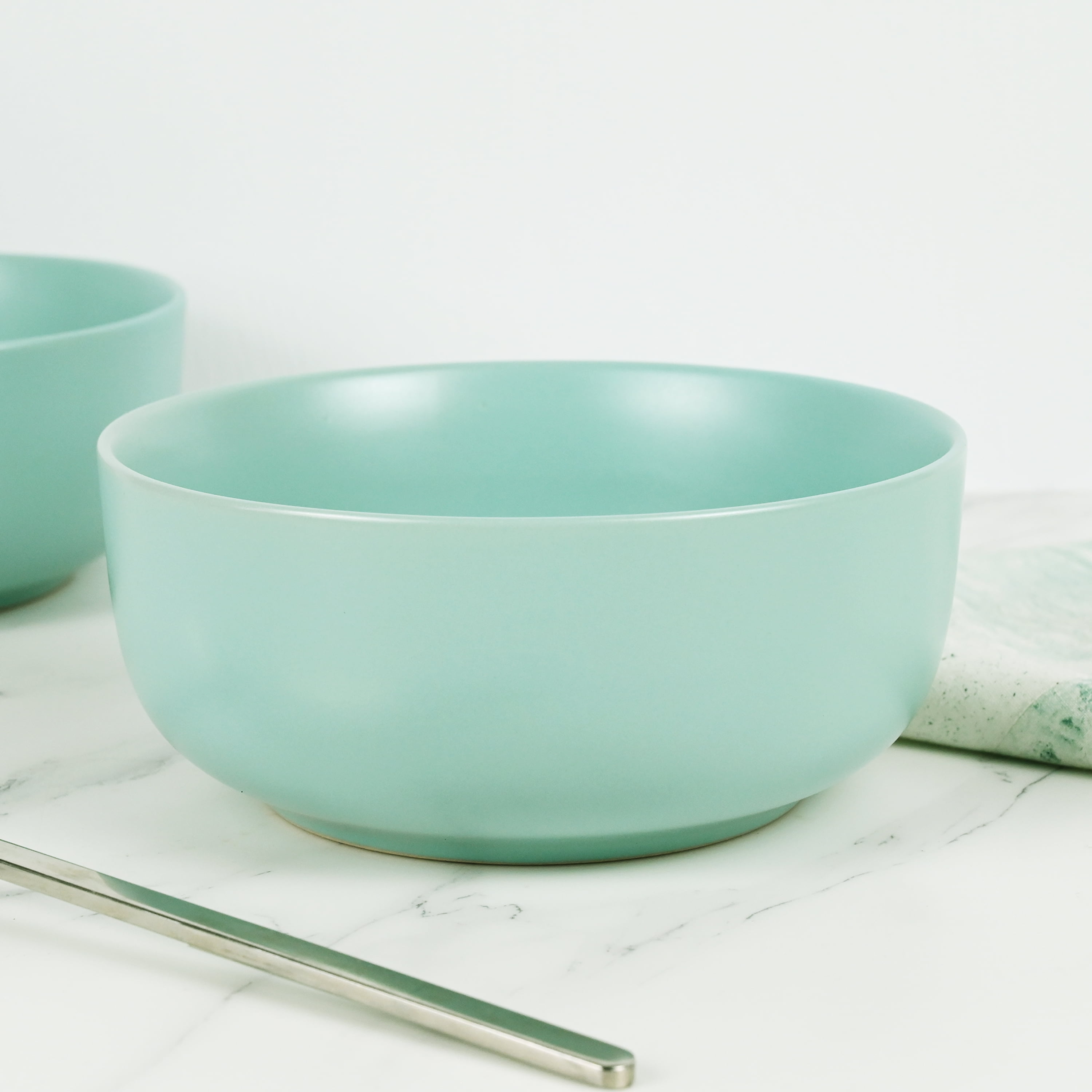Mainstays Alessandra Mint Stoneware Cereal Bowl