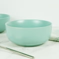 thumbnail image 4 of Mainstays Alessandra Mint Stoneware Cereal Bowl, 4 of 8