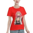 thumbnail image 2 of T-Shirt Basique à Manches Courtes pour Femmes Demon Slayer Lame Temple Ganlu Mili, 2 of 6