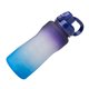 thumbnail image 3 of Worallymy Botella de agua deportiva 2000ml Botella para beber al aire libre Paja Taza de té de viaje portátil Púrpura a azul Worallymy JD735811095, 3 of 7