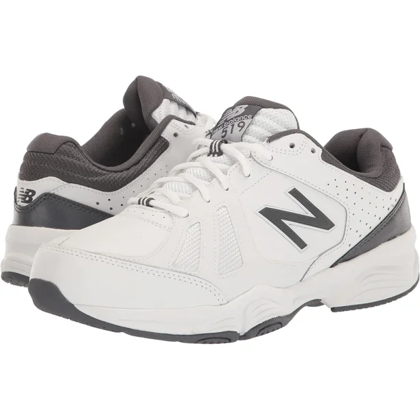 New Balance 519 Athletic Sneakers White/Grey MX519WG2 Mens Sizes D Standard