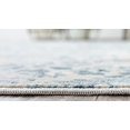 thumbnail image 2 of Unique Loom 3127080 2 Pi 7 Po x 10 Pi Tapis de Course en Chêne de Paris&44; Bleu, 2 of 5