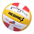 thumbnail image 3 of 1 Pce Ballon de Volleyball Standard en PU pour Jeux d'Entraînement Extérieurs (Rouge), 3 of 8