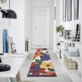 thumbnail image 4 of Yayeee Runner Rug for Bedroom 2'x6' Machine Washable Hallway Non Slip Mat, Large Colorful Flowers Pattern, 4 of 8