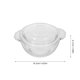 thumbnail image 3 of 1 bol de vidrio resistente al calor para cocer huevos al vapor con tapa, ideal para la cocina (275 ml)., 3 of 8