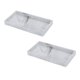 thumbnail image 4 of Bandeja de Mostrador para Baño Bandeja Avanzada para Lavabo de Baño Bandeja Rectangular Irrompible para Baño Bandeja de Distribución de Jabón B, 4 of 5