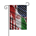 thumbnail image 1 of EGNMCR Usa And Iran Friendship Flag Double Sided 12 X 18 Inch Yard Flag the flags, 1 of 1