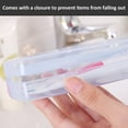 thumbnail image 5 of 1PC Plastic Toothbrush Travel Case, Lightweight Portable Toothbrush & Toothpaste Holder for Travel, Business Trips, Gym and Home Use, 5 of 8