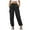 Black, variant on Pants for Women Women's Pants Casual Khaki Work Pants Women Trouser Style Lounge Pants Women Wide Leg Pants for Women with Pockets Fall Pants