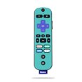 thumbnail image 3 of Skin Decal Wrap Compatible With Roku Ultra Sticker Design Solid Turquoise, 3 of 6