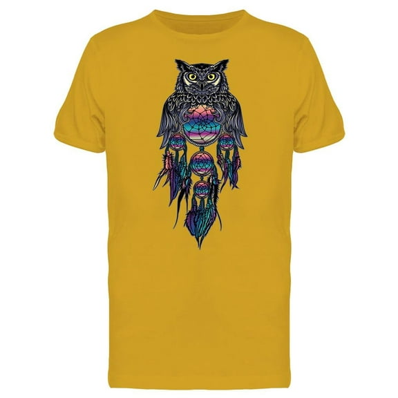 Owl Dream Catcher T-Shirt Men -Image by Shutterstock, Male Medium