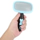 thumbnail image 1 of Peine para el pelo de perros y gatos, cepillo para quitar el pelo con rotación de 360°, peine para eliminar enredos, herramienta de aseo para mascotas, azul con punto, 1 of 12