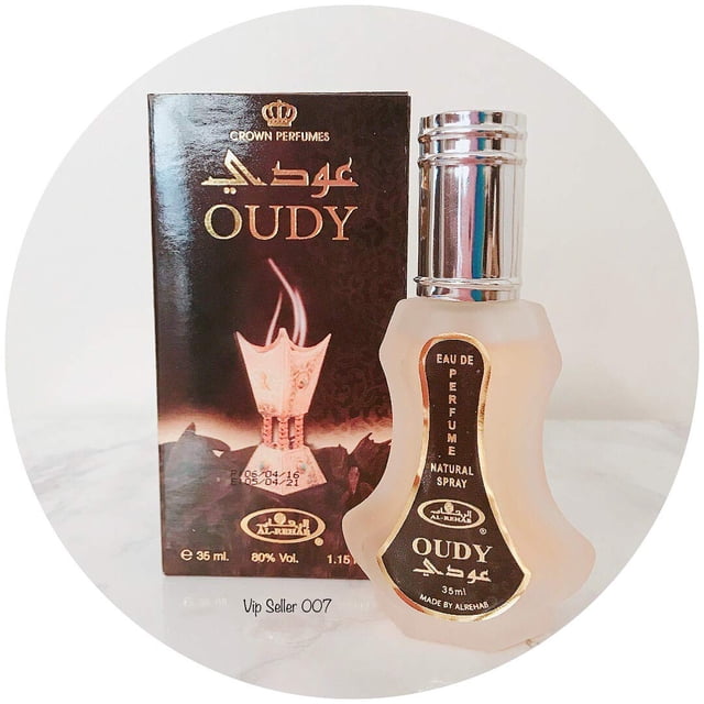 Eau de spray natural Perfume Al-Rehab Oudy, 35 ml (1,15 fl.oz), 6 unidades